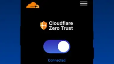 Screenshot von Cloudflare One 1