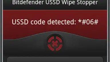 Screenshot von Bitdefender USSD Wipe Stopper 3
