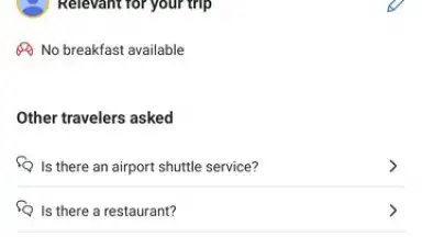 Screenshot von Booking.com 10