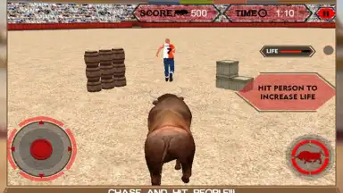 Screenshot von Angry Bull Attack Arena Sim 3D 5