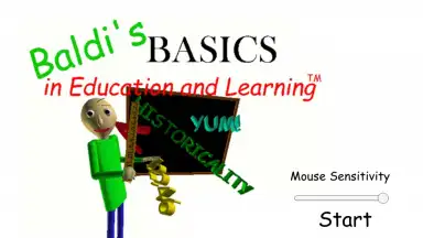 Screenshot von baldis basics in educatioin and learning 1