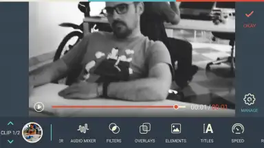 Screenshot von Filmora 7