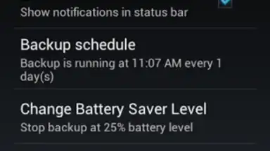 Screenshot von G Cloud Backup 7