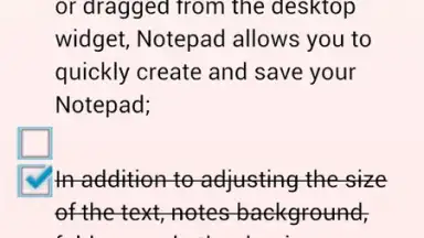 Screenshot von Quick notes 1
