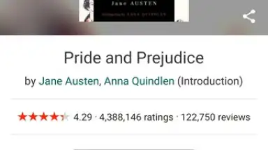 Screenshot von Goodreads 7