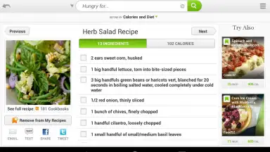 Screenshot von Recipes & Nutrition 20