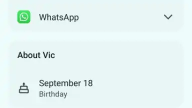 Screenshot von Google Contacts 4