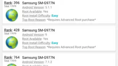 Screenshot von Root Checker 13