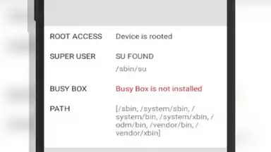 Screenshot von Root Checker & Busy Box Check - Basic Free App 5