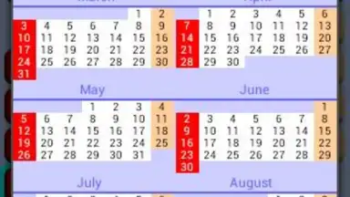Screenshot von CalendarLab 1