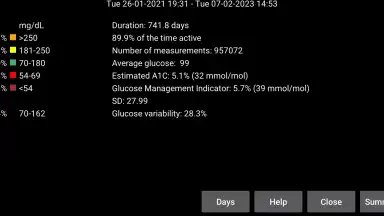 Screenshot von Juggluco 3