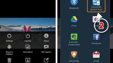 Screenshot von Facebook Photo Download Save 2