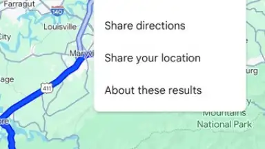 Screenshot von Google Maps 12