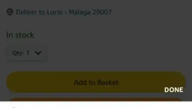 Screenshot von Amazon Shopping 1