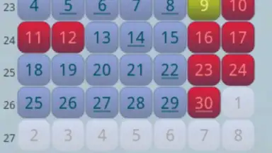 Screenshot von Простой Календарь Выходных РФ 5