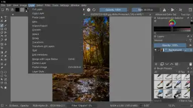Screenshot von Krita 5