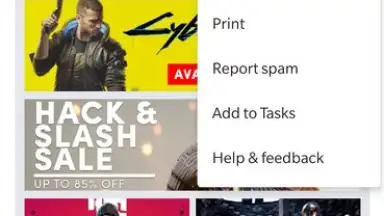 Screenshot von Gmail 2