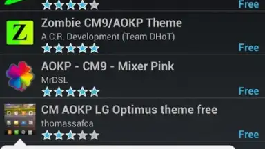 Screenshot von Theme Chooser Themes 8