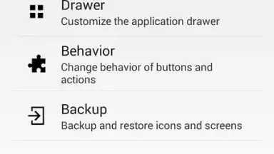 Screenshot von Launcher+ 7