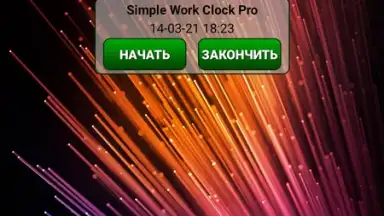 Screenshot von Simple Work Clock Pro 4