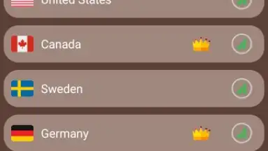 Screenshot von X premium VPN 2