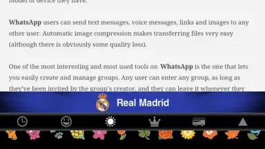 Screenshot von Real Madrid Official Keyboard 5
