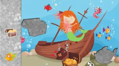 Screenshot von Mermaid Puzzles for Toddlers 6