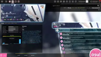 Screenshot von osu! 1