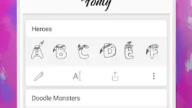 Screenshot von Fonty 7