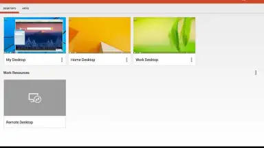 Screenshot von Microsoft Remote Desktop Beta 7