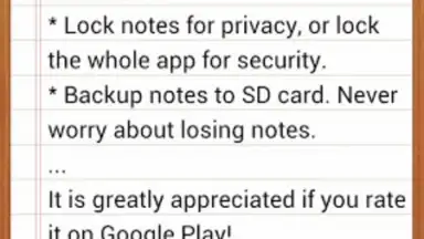 Screenshot von Bloc EasyNote Notepad 3