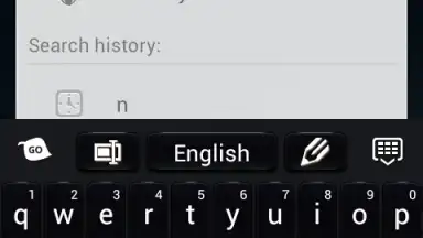 Screenshot von Black Style Keyboard 5