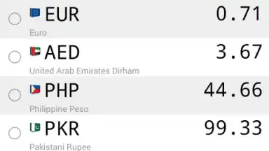 Screenshot von Daily Currency Rates 8