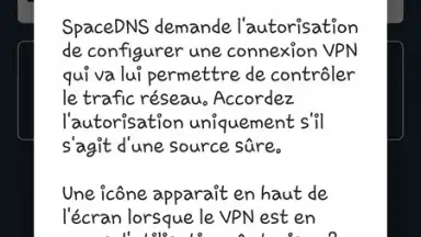 Screenshot von SpaceDNS 3
