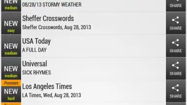 Screenshot von Crossword Puzzle 3