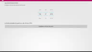 Screenshot von Semanas Embarazo 1