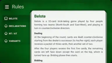 Screenshot von French Belote 1