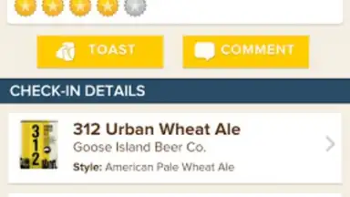 Screenshot von Untappd 8