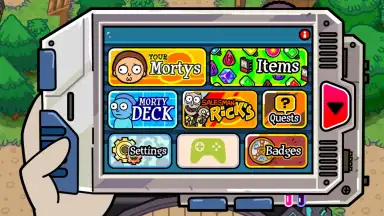 Screenshot von Pocket Mortys 9