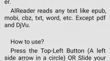Screenshot von AlReader 3