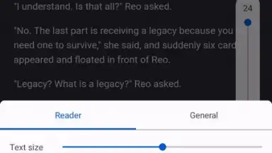 Screenshot von LNReader 11