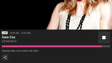 Screenshot von BBC iPlayer Radio 7