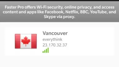 Screenshot von VPN-Faster Pro 6