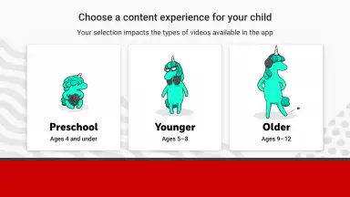 Screenshot von YouTube Kids 2