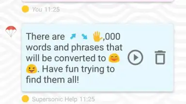 Screenshot von Supersonic Fun Voice Messenger 8