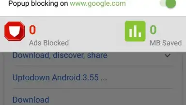 Screenshot von Free Adblocker Browser 3