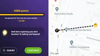 Screenshot von GeoGuessr 2