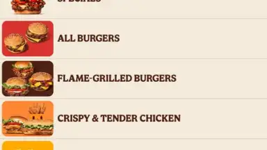 Screenshot von Burger King App: Food & Drink 12
