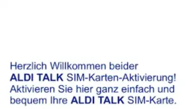 Screenshot von ALDI TALK Registration 5