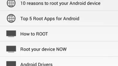 Screenshot von Root Tutorials 1